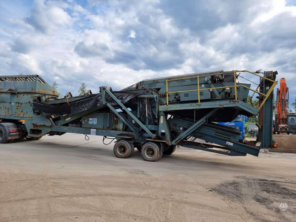 Power screen Chieftain 1400, screening