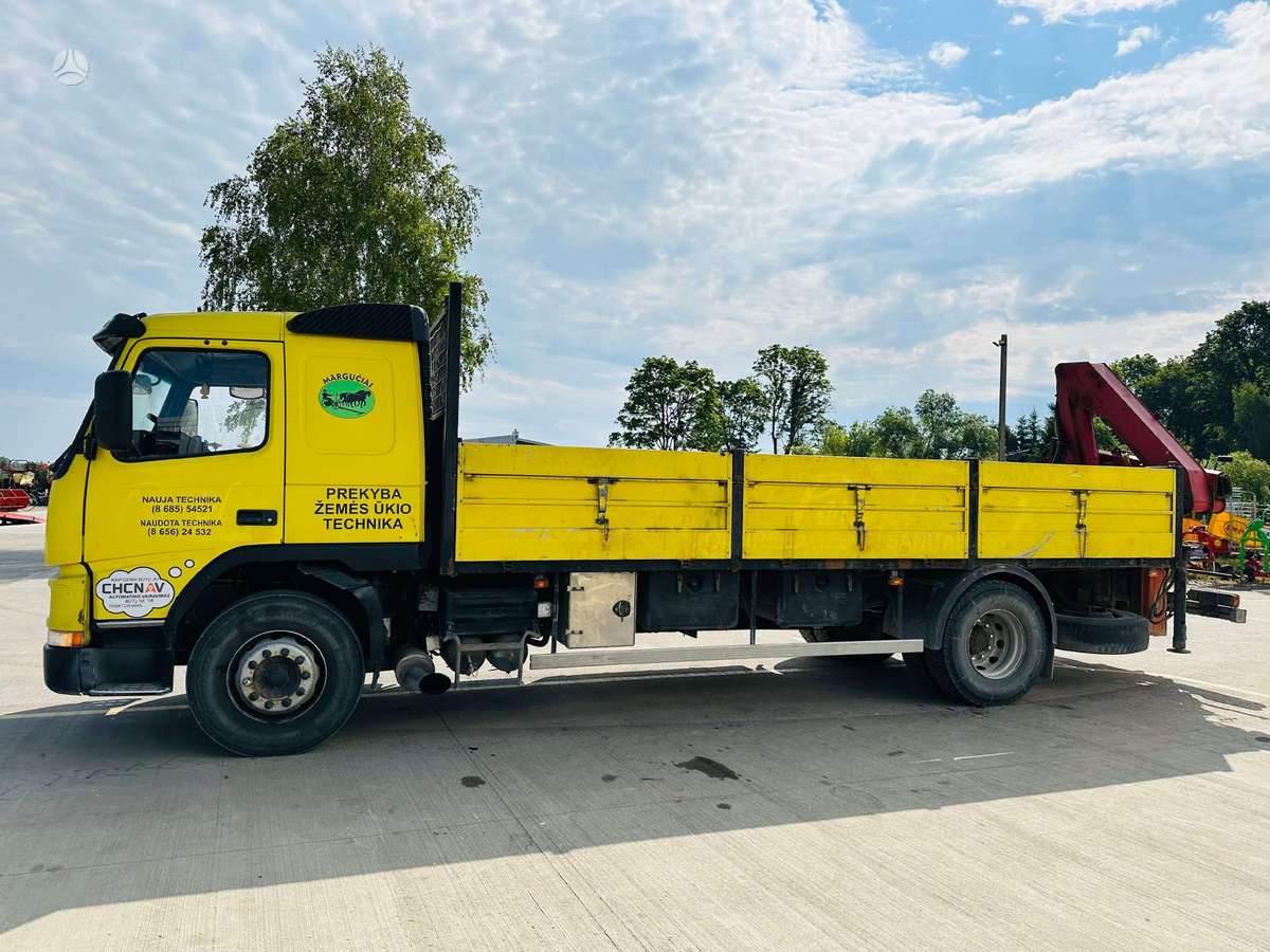 Volvo FM12, с краном