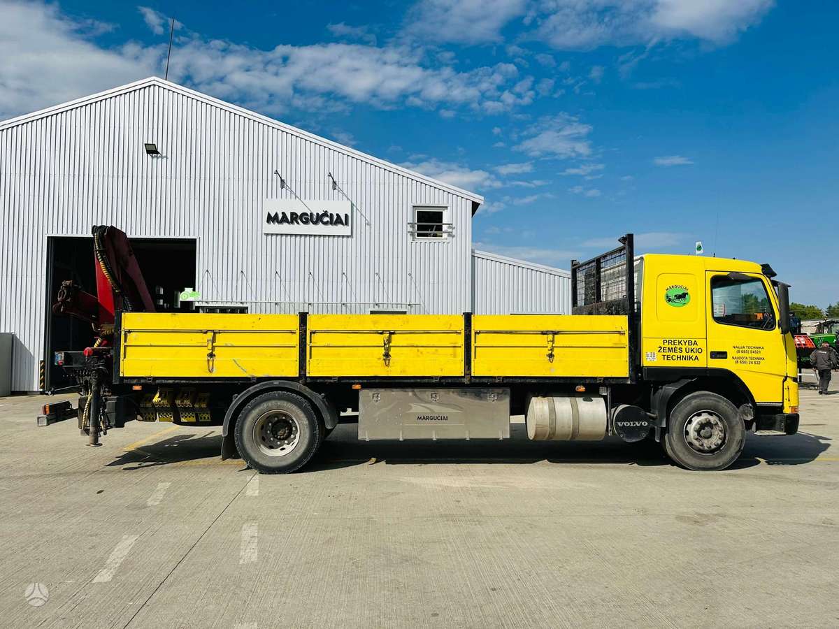 Volvo FM12, с краном