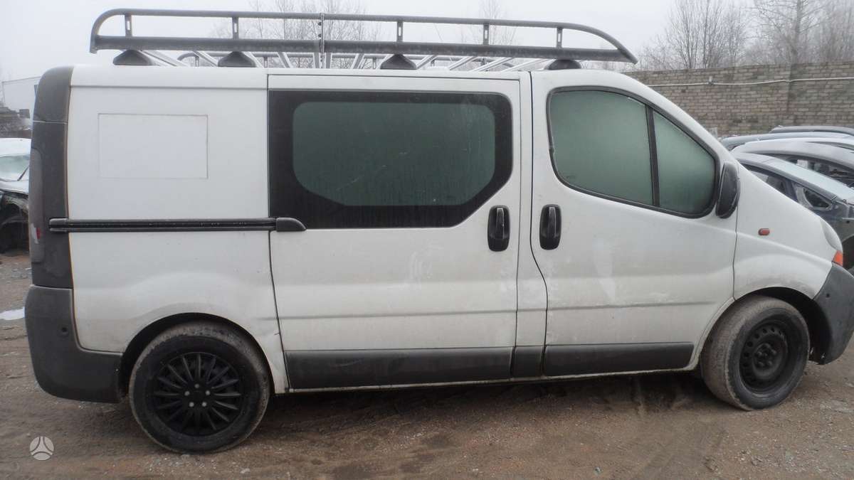 Renault Trafic по частям. Vivaro trafik primstar dalys