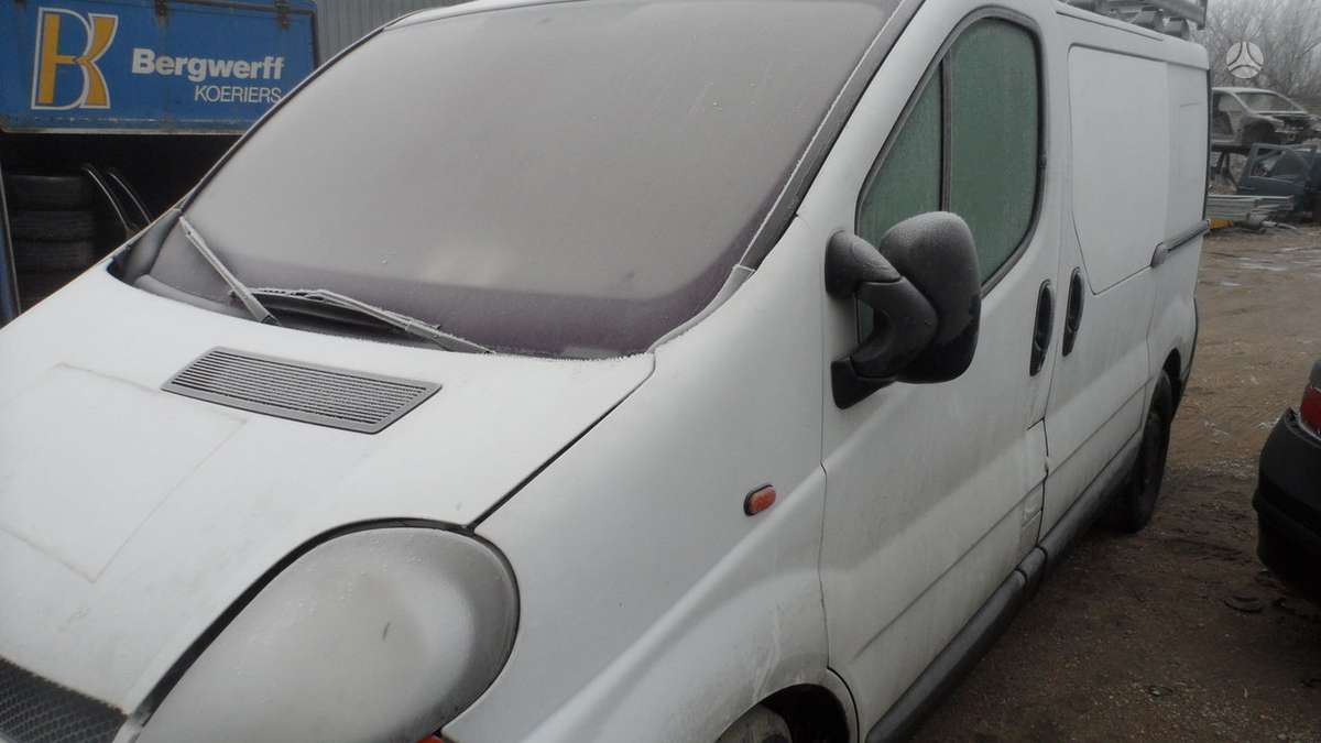 Renault Trafic по частям. Vivaro trafik primstar dalys
