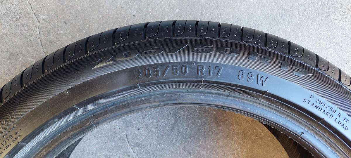 Pirelli, vasarinės 205/50 R17