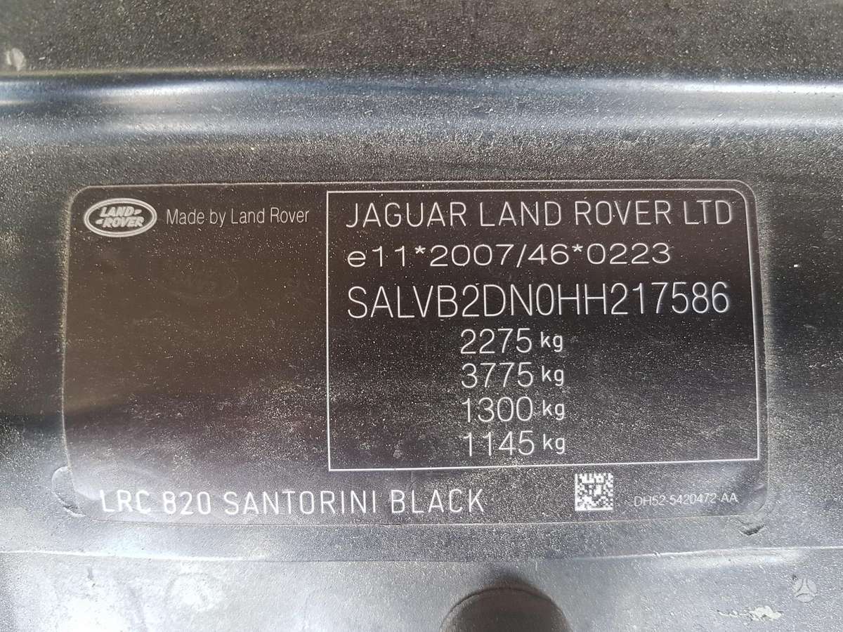 Land Rover Evoque Engine lr106468 gearbox lr072023