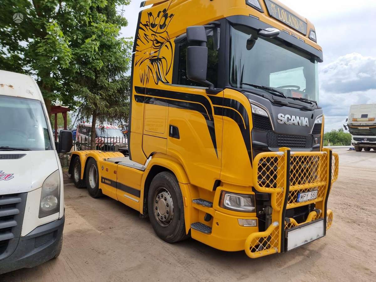 Scania S-580 6X2, double sleeper