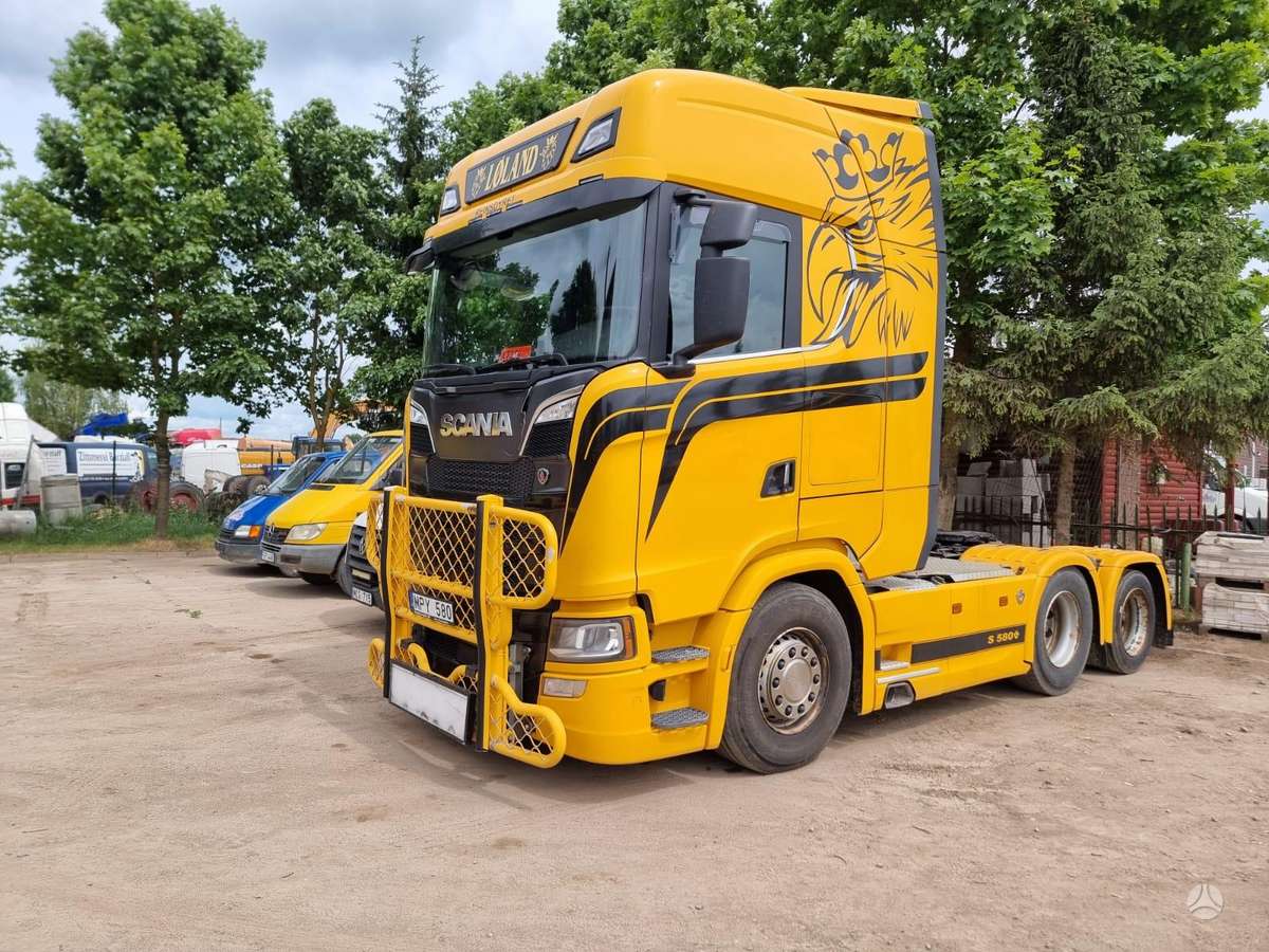 Scania S-580 6X2, double sleeper