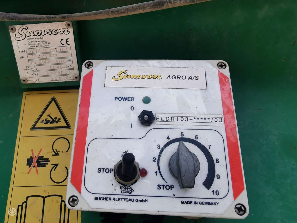 Samson SP 12, навозные шейкеры, измельчители компоста