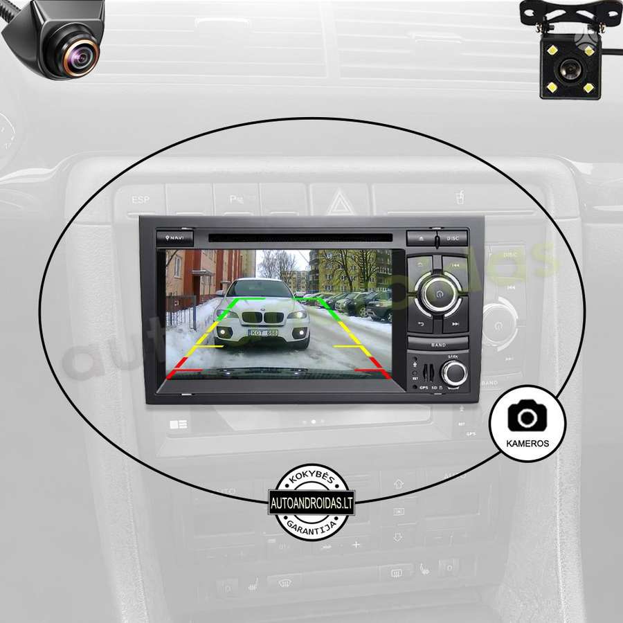 Audi AUDI A4 2002-08 RNS-E Android multimedija navigacija 2DIN auto magnetola, multimedia and navigation