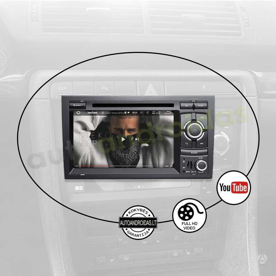 Audi AUDI A4 2002-08 RNS-E Android multimedija navigacija 2DIN auto magnetola, multimedia and navigation