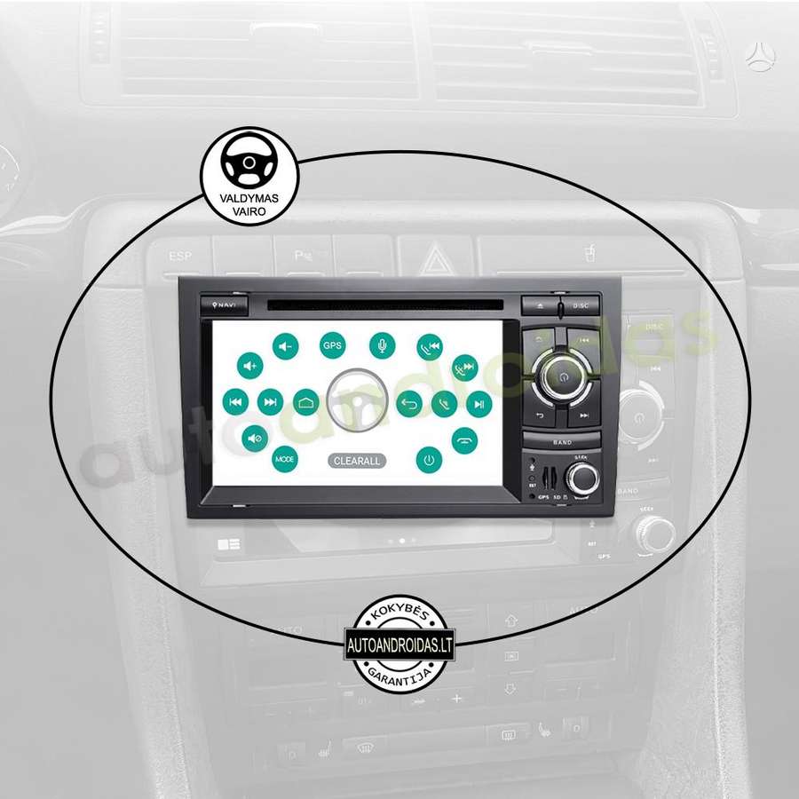 Audi AUDI A4 2002-08 RNS-E Android multimedija navigacija 2DIN auto magnetola, multimedia and navigation