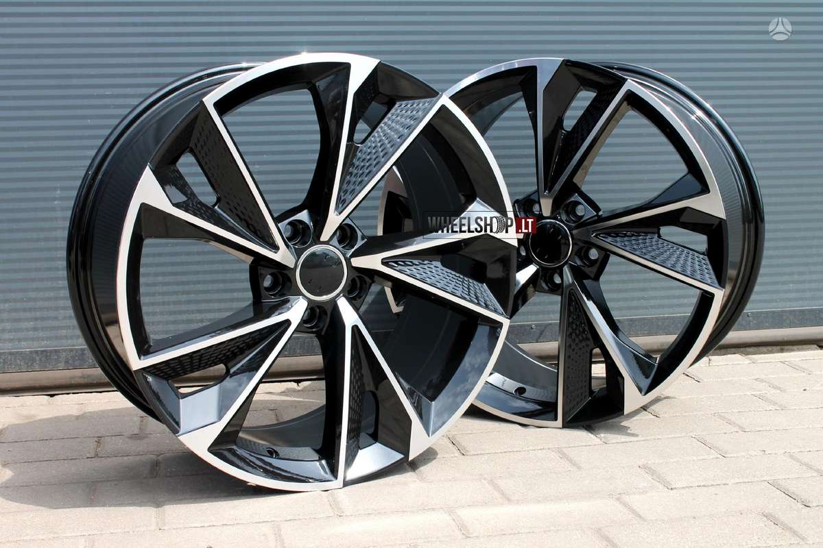 Audi EU-B1566 Black Polished, light alloy, R18