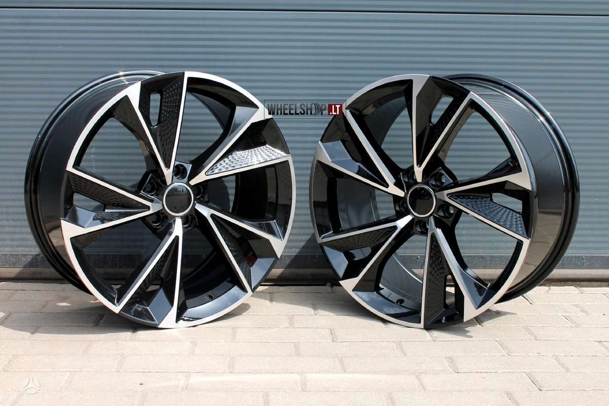 Audi EU-B1566 Black Polished, light alloy, R18