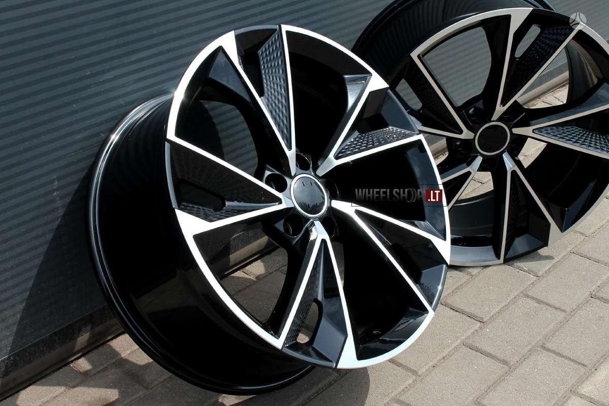 Audi EU-B1566 Black Polished, light alloy, R18