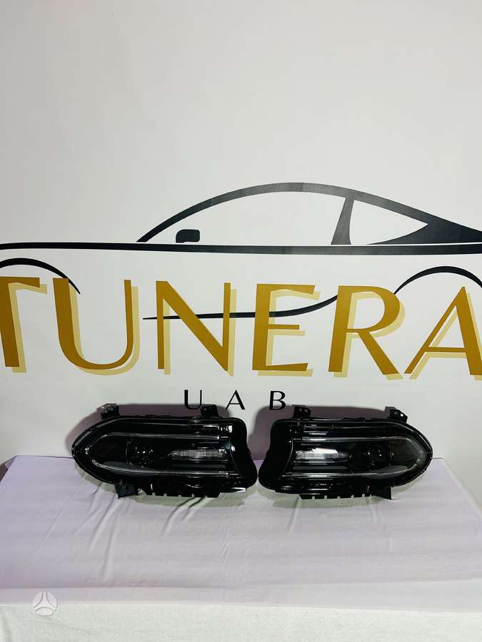 Dodge Charger bumper reinforcement, lights