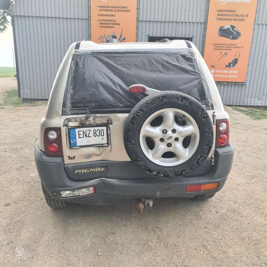 Land Rover Freelander dalimis. Europa dalimis