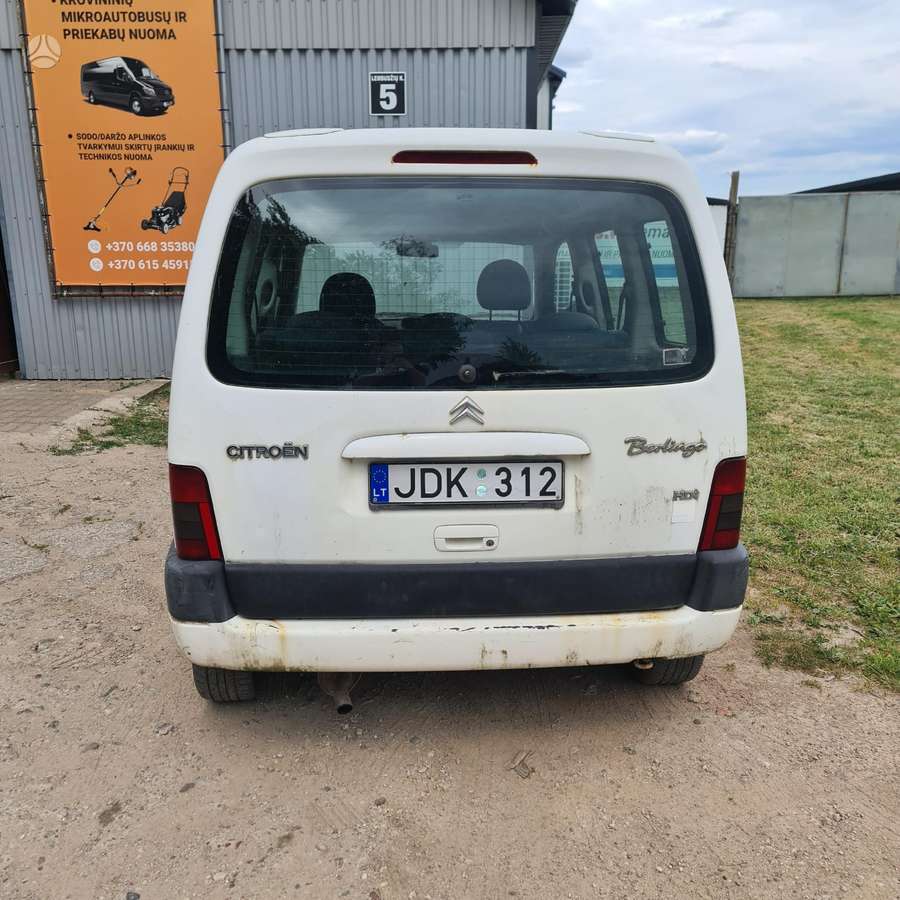 Citroen Berlingo dalimis. Europa dalimis