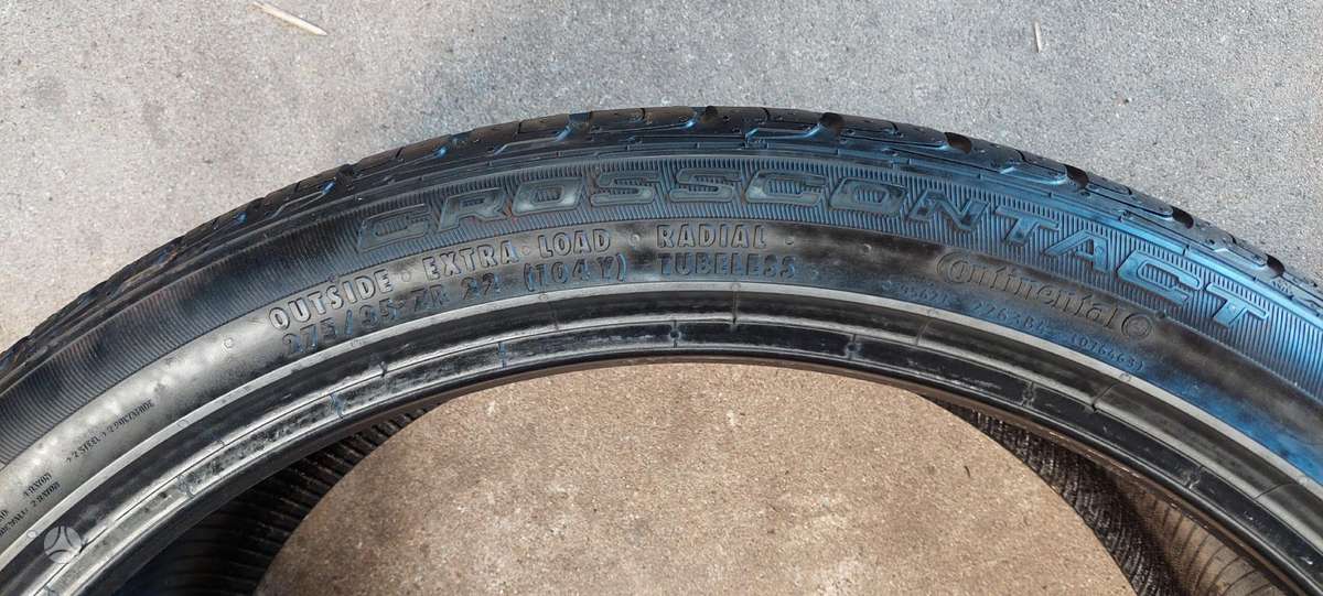Continental, summer 275/35 R22