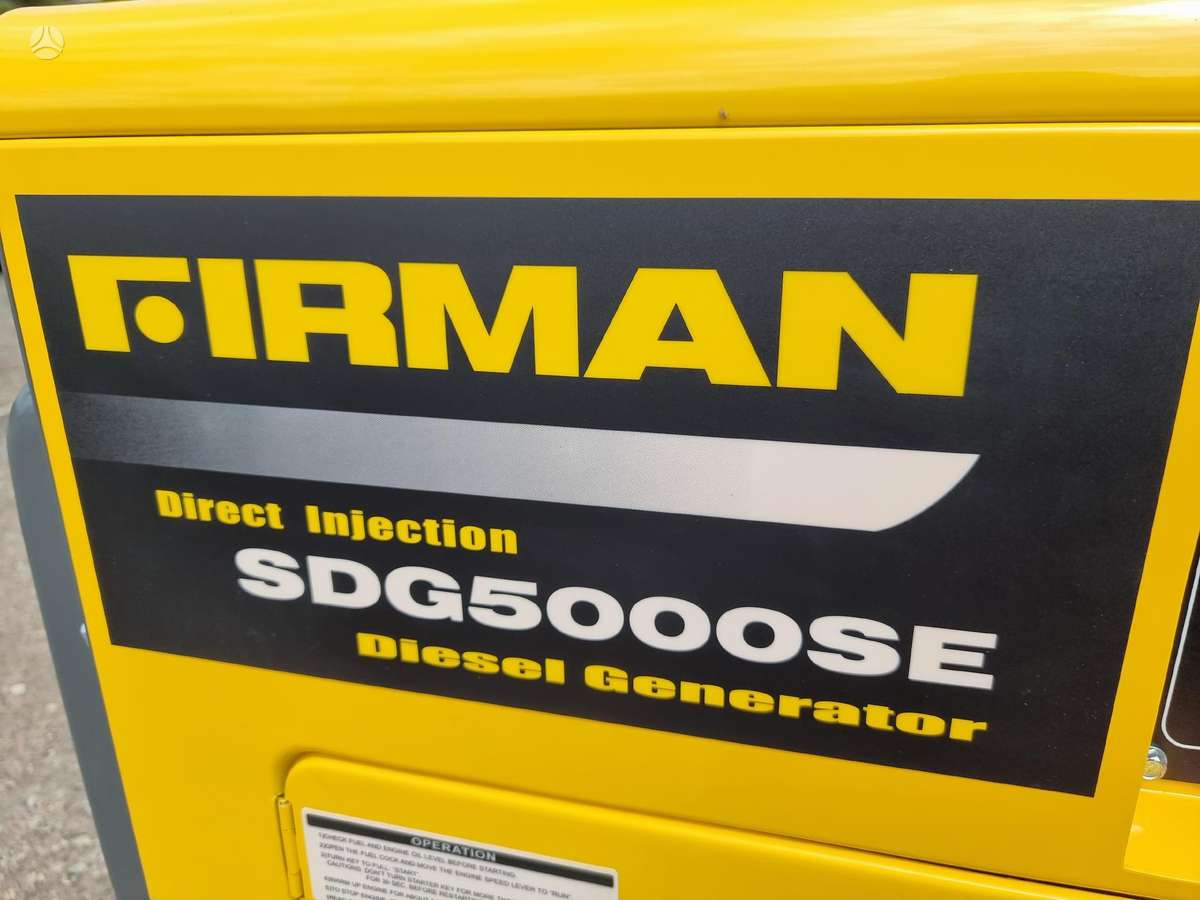 -Kita- FIRMAN SDG5000SE, электрогенетаторы