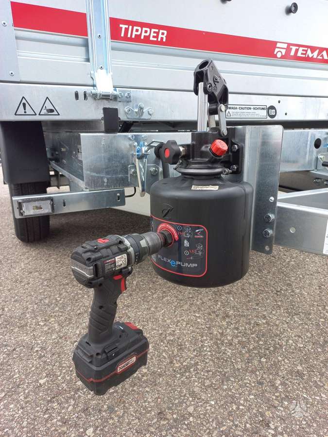 TEMARED Tipper 2515/2 ALU, passenger car trailers