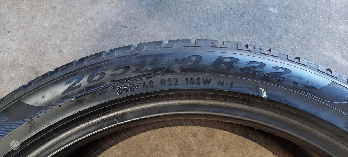 Pirelli, winter 265/40 R22