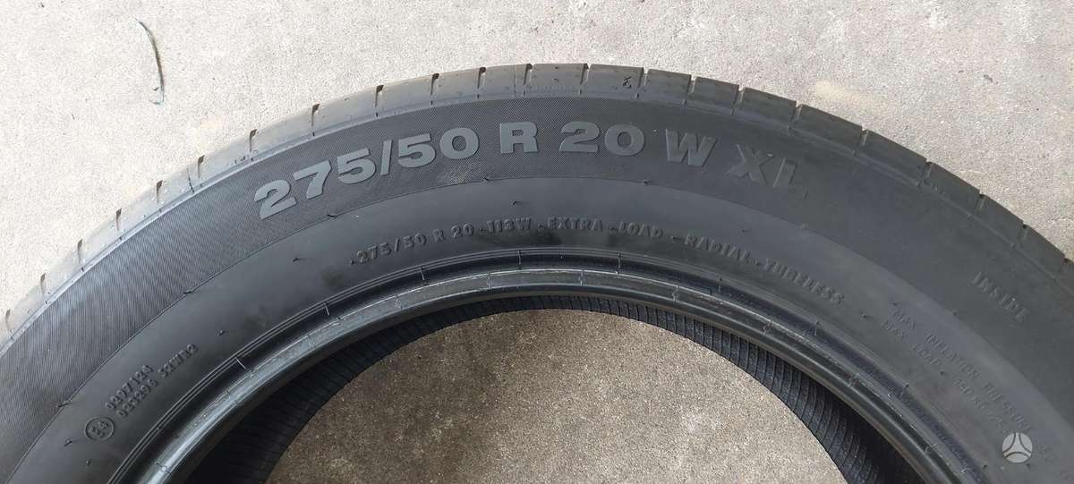 Continental, summer 275/50 R20