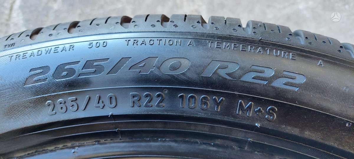 Pirelli, all-season 265/40 R22
