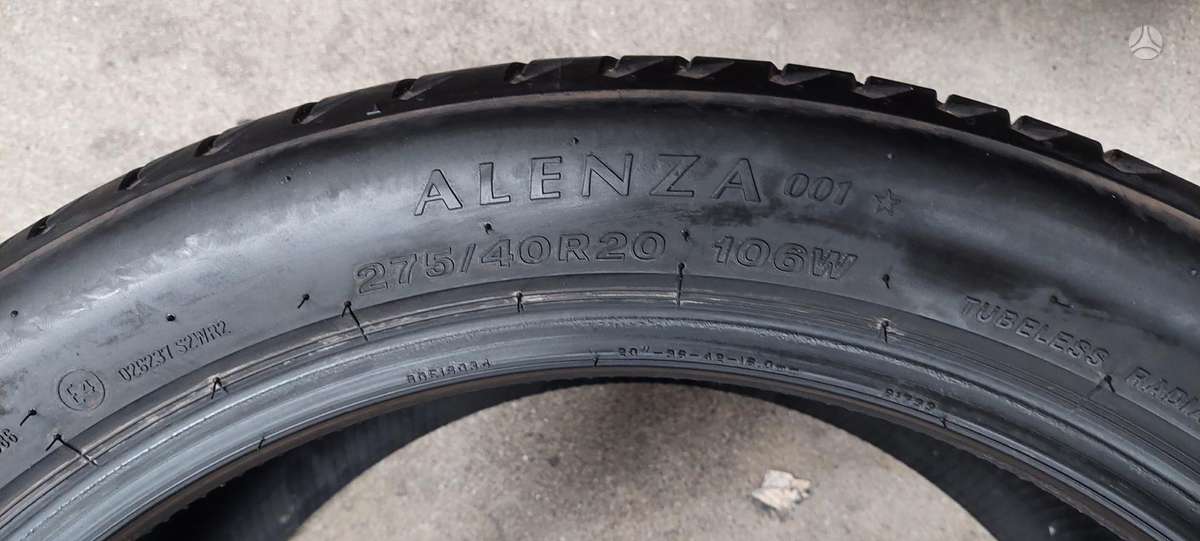 Bridgestone, vasaras 275/40 R20