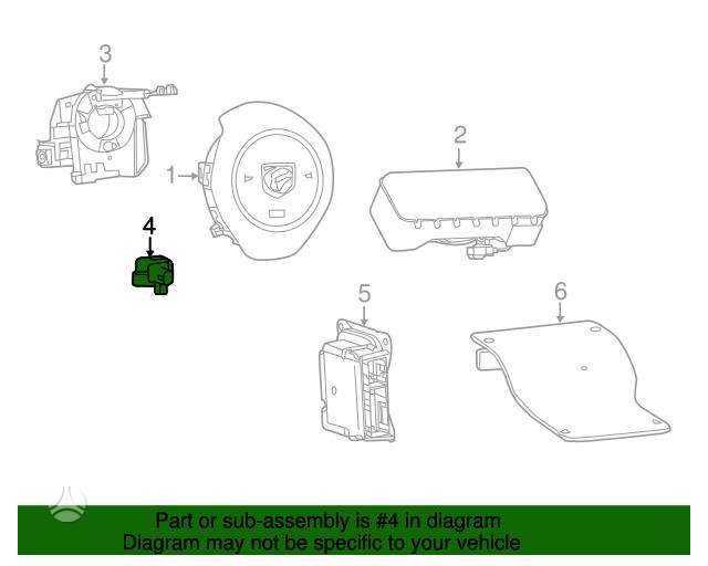 Dodge Challenger, 68320400AB / 68320401AB, sparnai