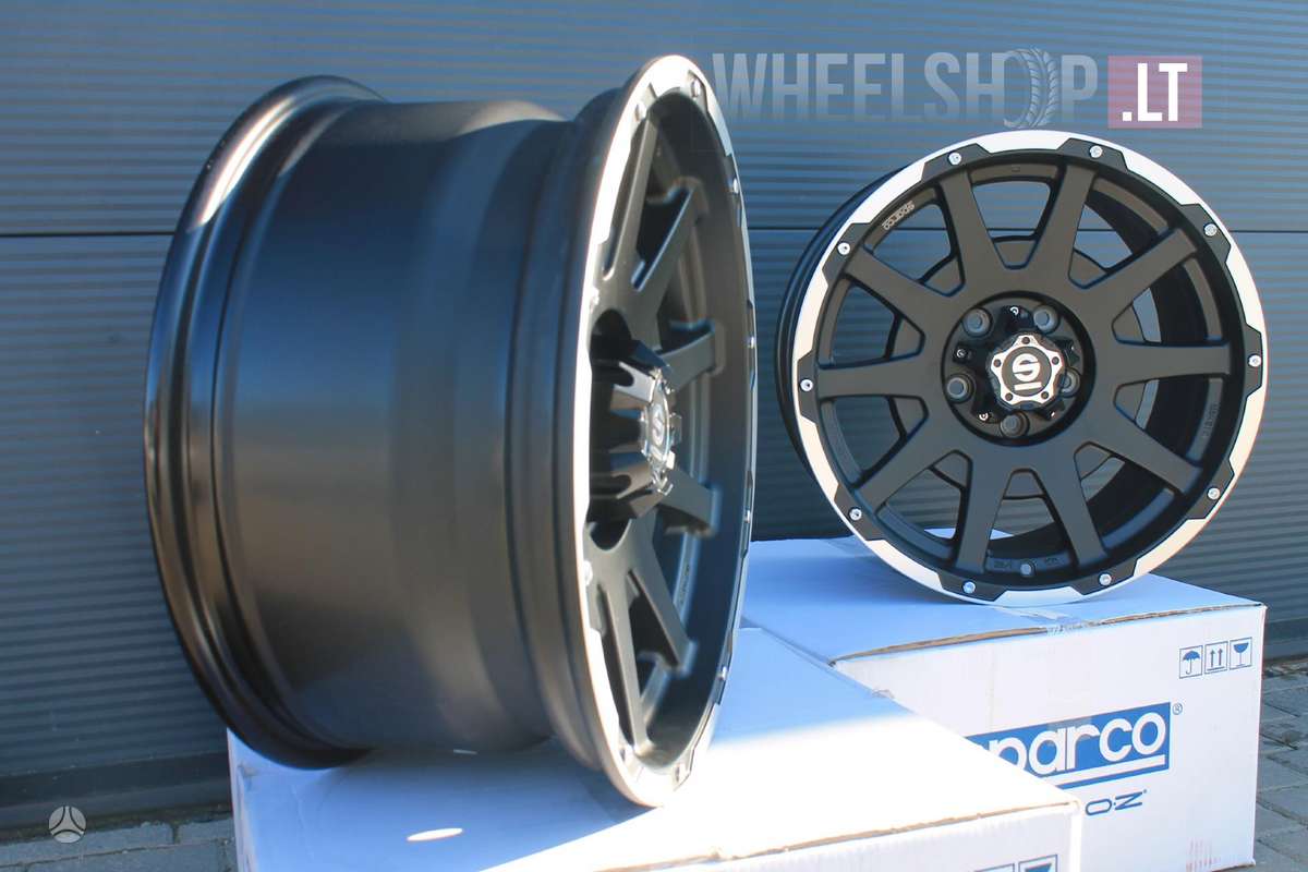 Sparco Dakar Matt Black, light alloy, R18