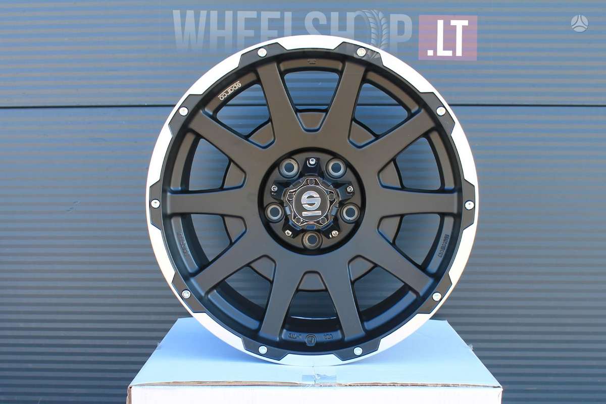 Sparco Dakar Matt Black, light alloy, R18