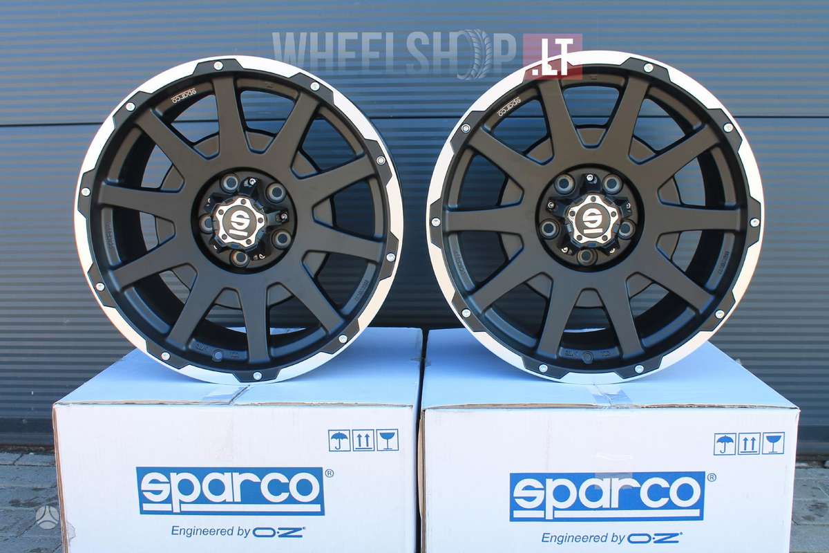 Sparco Dakar Matt Black, light alloy, R18