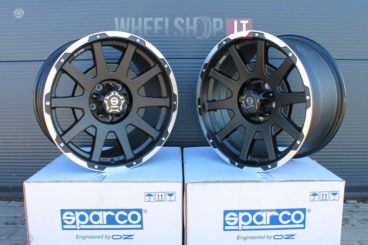 Sparco Dakar Matt Black, light alloy, R18