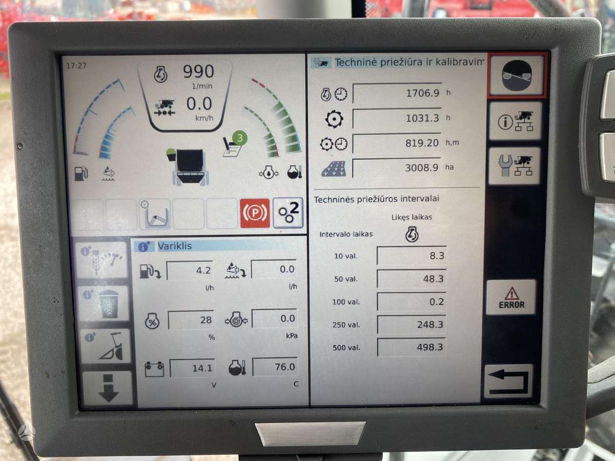 Massey Ferguson Centora 7380, комбайны