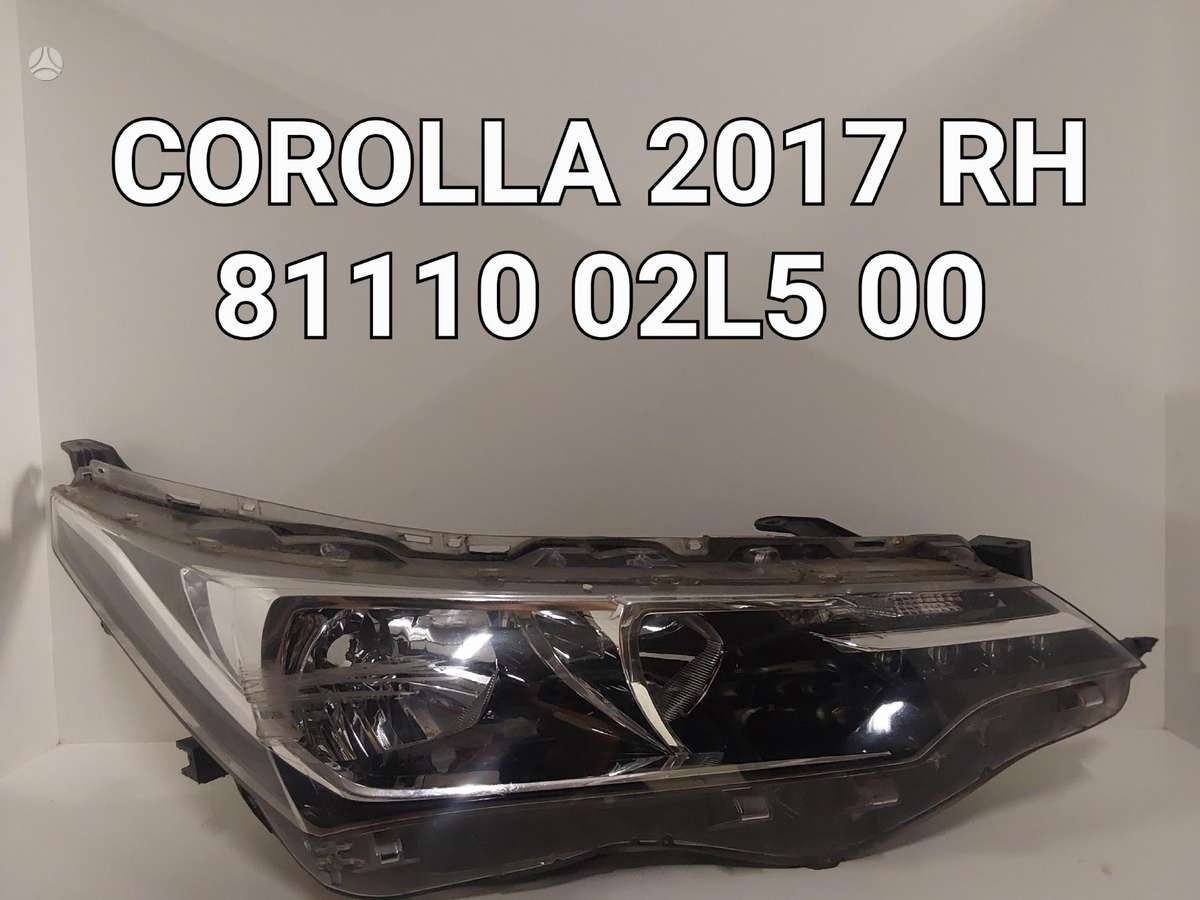 Toyota Corolla kėbulo dalys