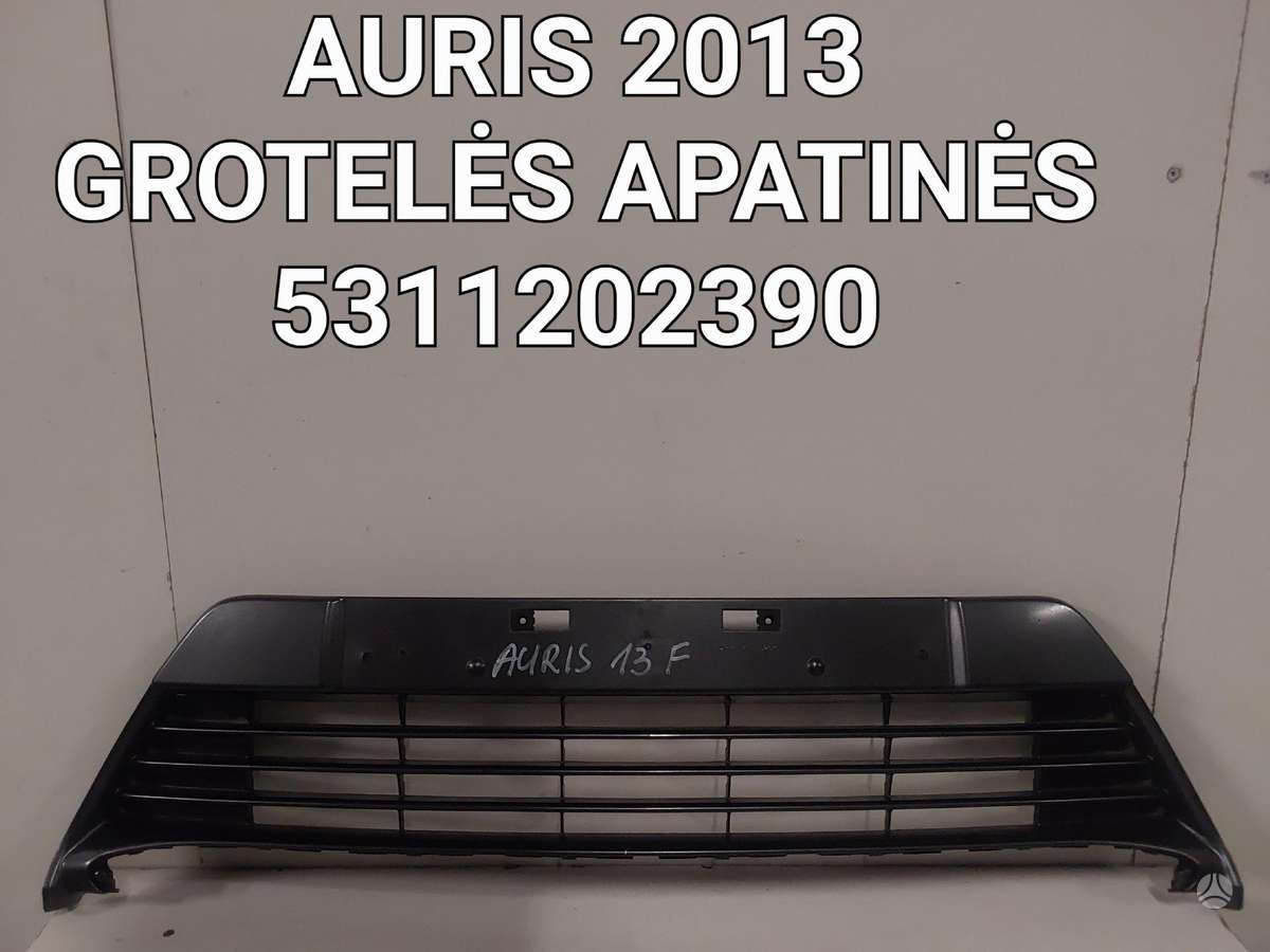Toyota Auris rezerves daļās