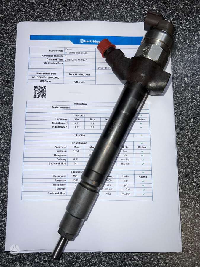 Ford Transit, 6C1Q-9K546-BC AC, injection system