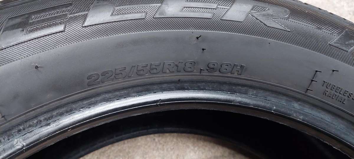 Bridgestone, summer 225/55 R18