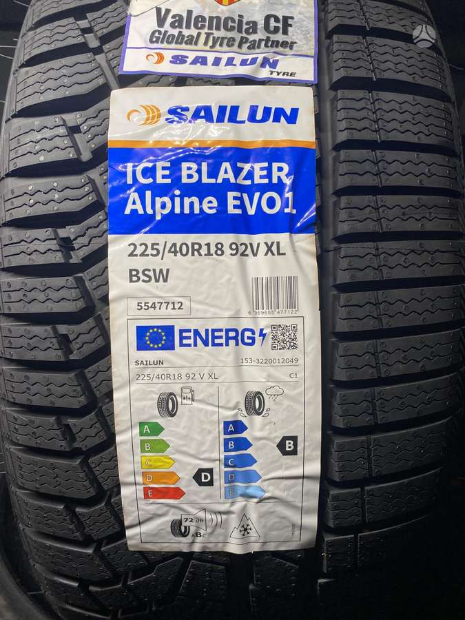 Sailun SAILUN ICE BLAZER ALPINE EVO 1, žieminės 225/40 R18 | A24133151