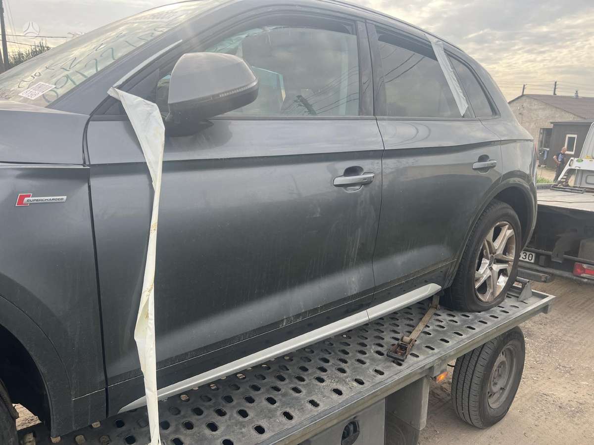 Audi Q5 dalimis. Usa amerikonas