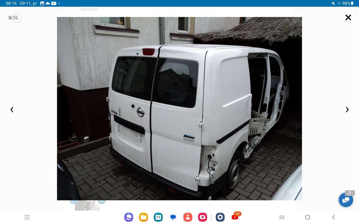 Nissan NV200 детали шасси