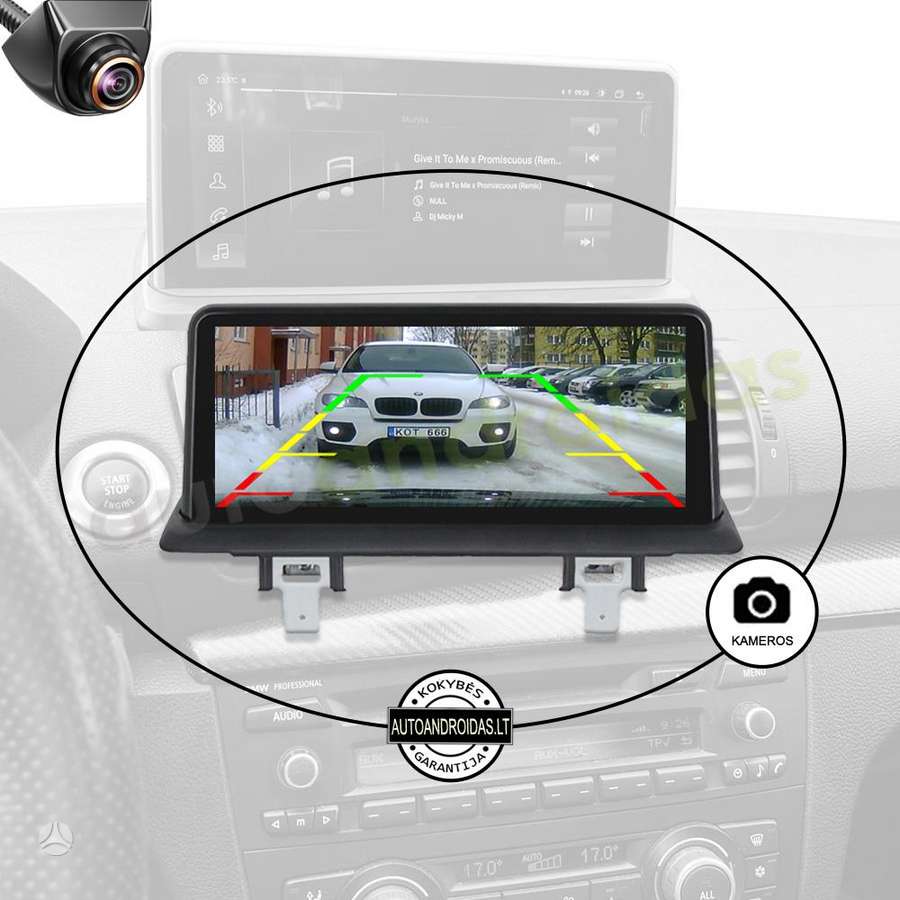 BMW BMW 1 (E81 E87 E88) 2005-11 Android multimedija automagnetola, multimedia and navigation