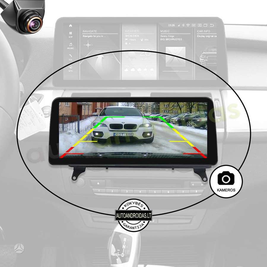 BMW BMW X5 E70 X6 E71 Android multimedija navigacija 12, multimedia and navigation