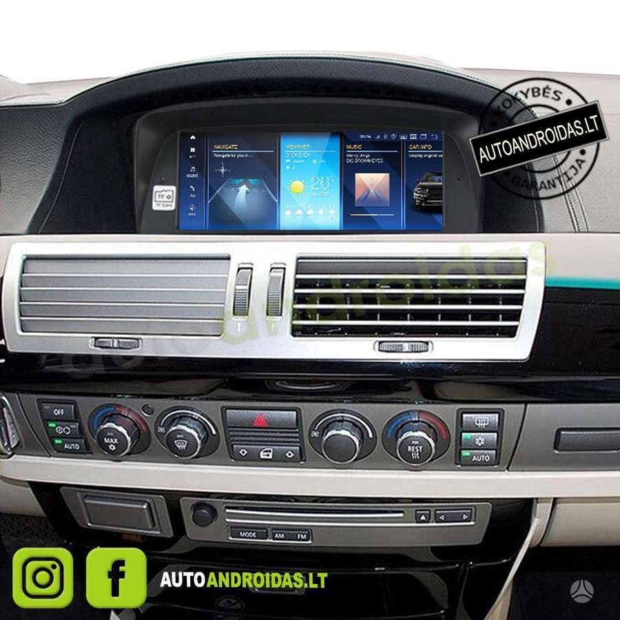 BMW BMW 7 E65 E66 2004-09 Android multimedija navigacija, multimedia and navigation