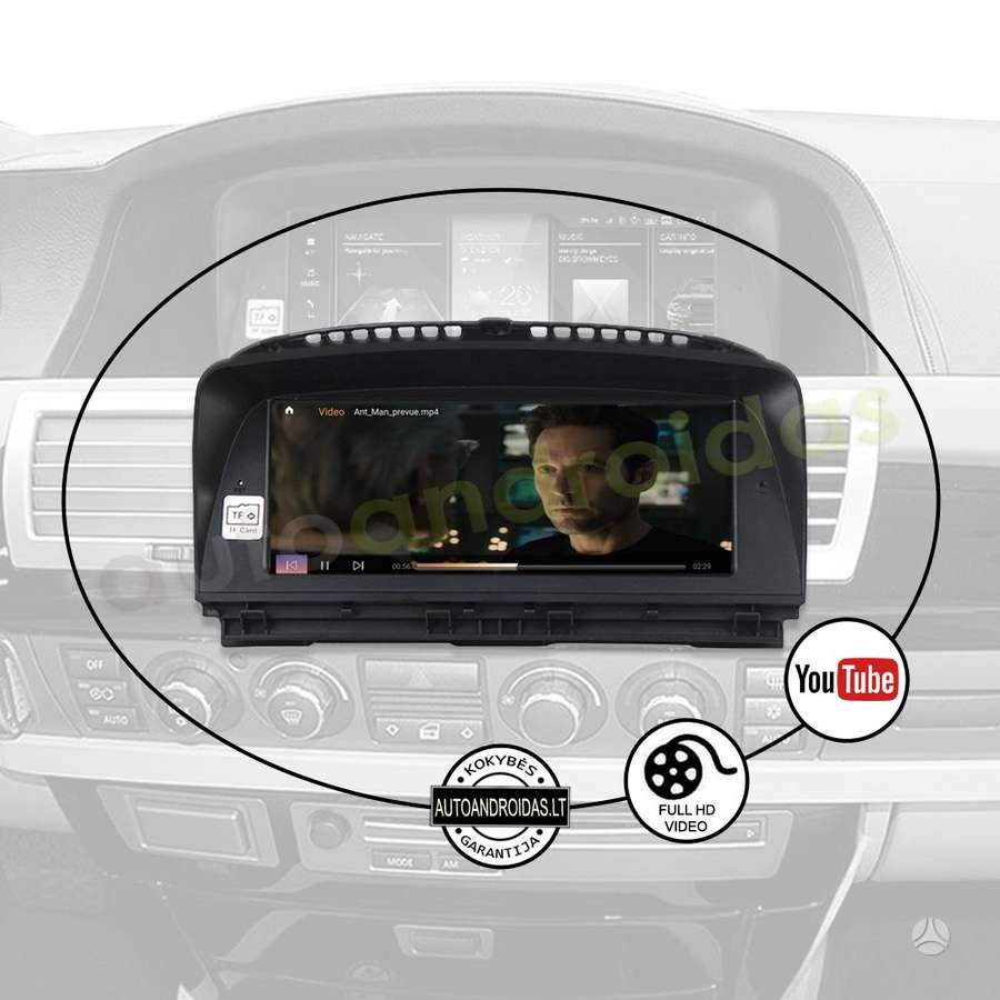 BMW BMW 7 E65 E66 2004-09 Android multimedija navigacija, multimedia and navigation