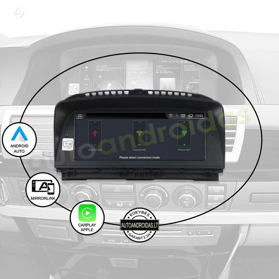 BMW BMW 7 E65 E66 2004-09 Android multimedija navigacija, multimedia and navigation