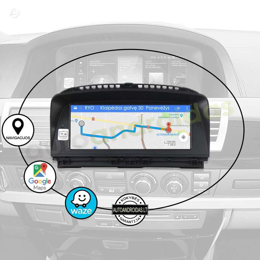 BMW BMW 7 E65 E66 2004-09 Android multimedija navigacija, multimedia and navigation