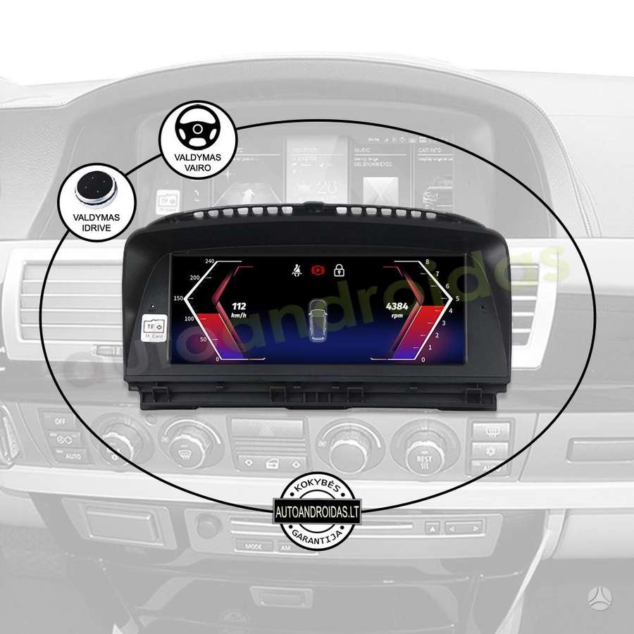 BMW BMW 7 E65 E66 2004-09 Android multimedija navigacija, multimedia and navigation