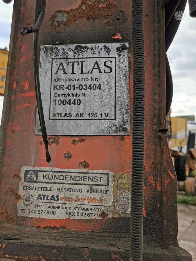 Atlas 125.1, kranai