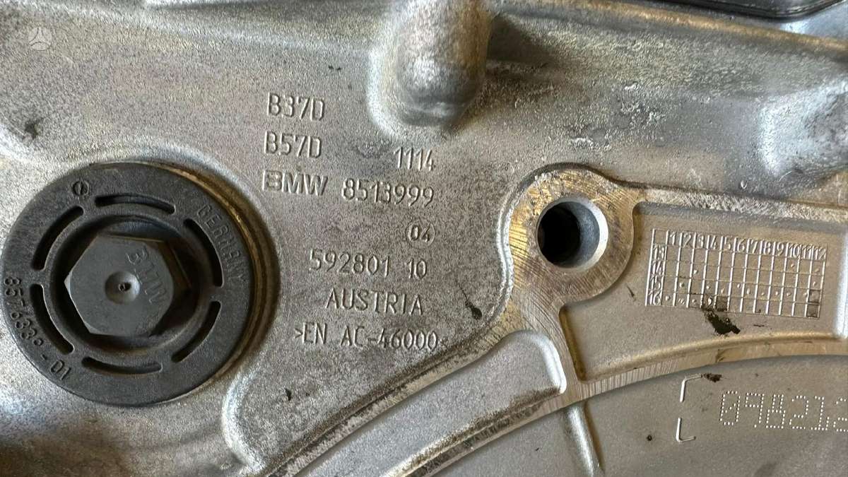 BMW 730, B57D30, dzinējs