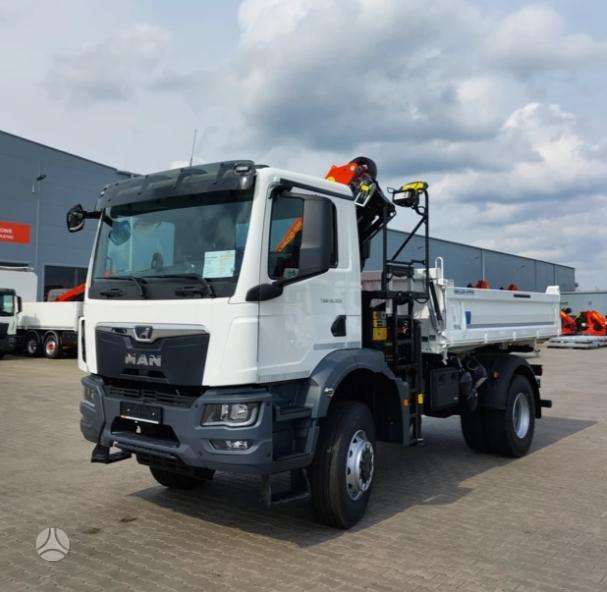 MAN TGM 18.320, dumpers with crane