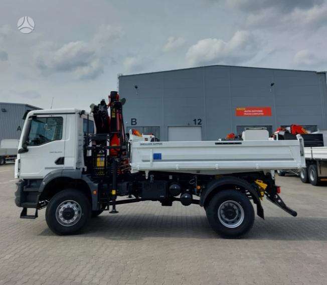 MAN TGM 18.320, dumpers with crane